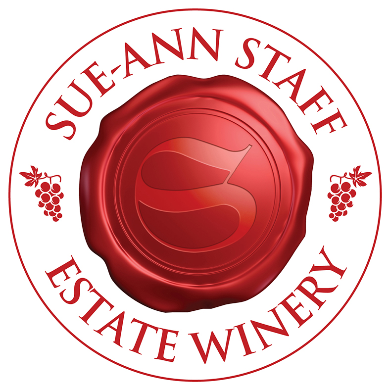 Sue-ann staff winery wax seal logo